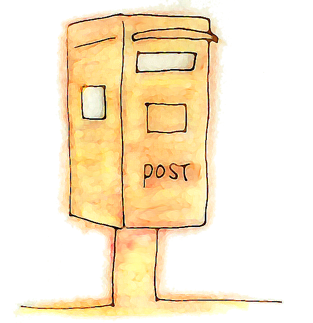 ポストのイラスト