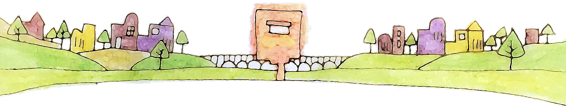 街並みのイラスト